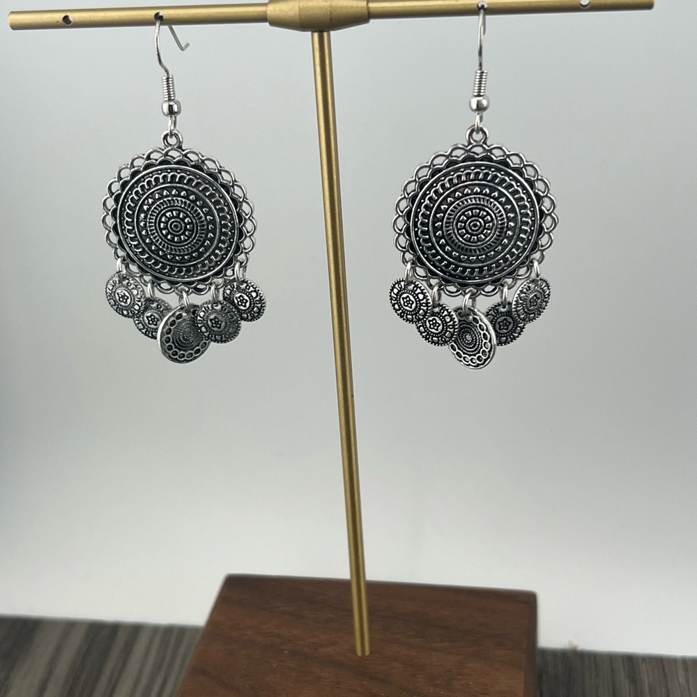 Elegant Silver Dangle Earrings
